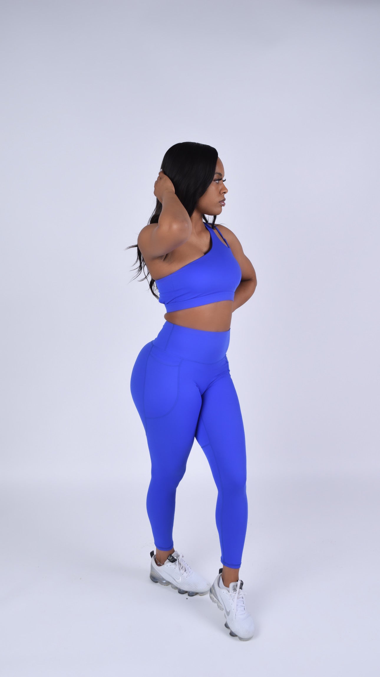 Genesis One Shoulder Set - Royal Blue